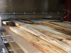 Microwave Processing Lumber