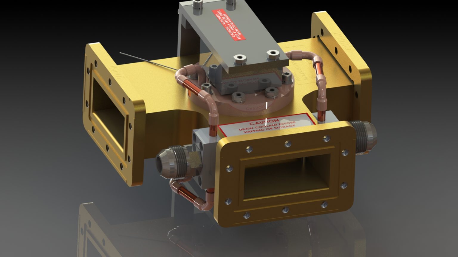Waveguide Circulators Ferrite Microwave Technologies High Power RF